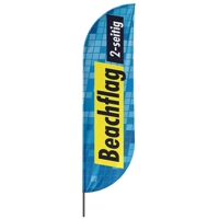 Convex | Beachflag Premium 2-seitig, selbst gestalten, 4 Größen